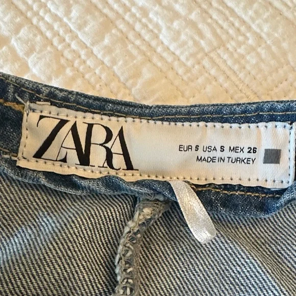 Zara Light Blue Denim Vest - Picture 4 of 5